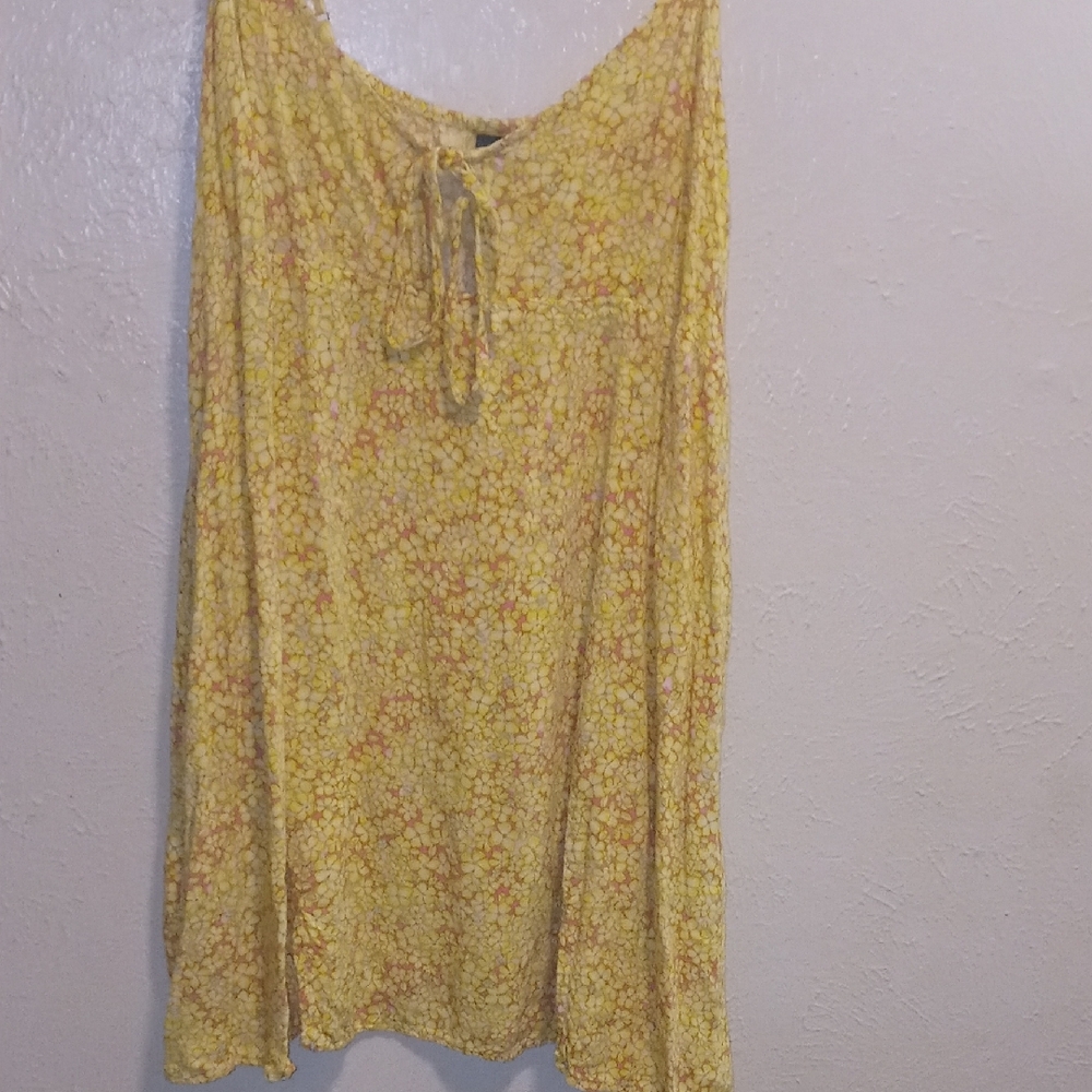 Yellow Floral Dress